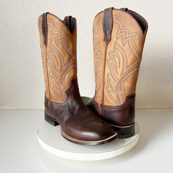 Lane Boots Other - NEW Lane Mens Give it a Shot Cowboy Boots 11.5 Brown Western Square Roper MB0002